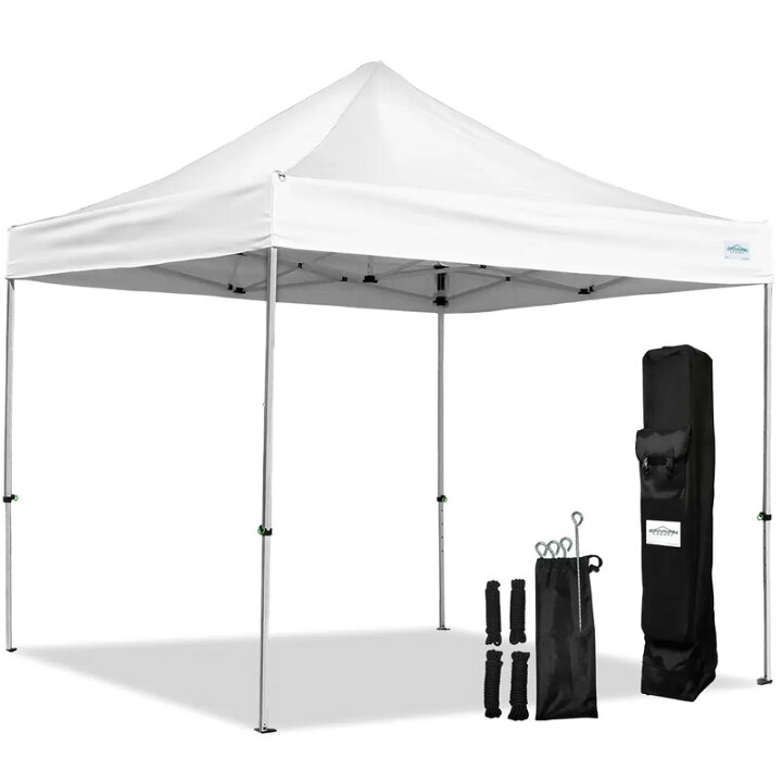 楽天市場】CARAVAN インスタント キャノピー 3m×3m ホワイト サイド 