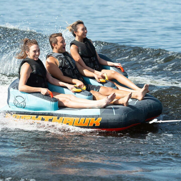 楽天市場】HO SPORTS 3人乗り トーイングチューブ NIGHT HAWK 電動  