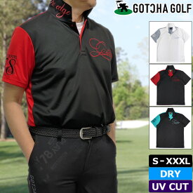 ガッチャゴルフ メンズ 吸汗速乾 半袖 ポロシャツ 232GG1201 GOTCHA GOLF【メール便発送】【新品】3SS2 ゴルフウェア トップス ウェア 半そで MAR1