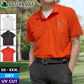 ガッチャゴルフ メンズ 吸汗速乾 半袖 ポロシャツ 232GG1206 GOTCHA GOLF【メール便発送】【新品】3SS2 ゴルフウェア トップス 半そで MAR1