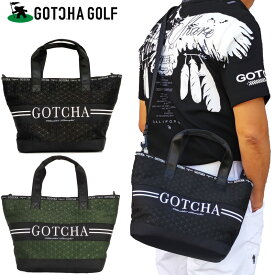 ガッチャゴルフ ミニトートバッグ 保冷機能付 ジオメトリック 233GG8500 ショルダーバッグ GOTCHA GOLF【新品】3SS2 ゴルフ用バッグ 肩掛け ラウンドポーチ カートポーチ AUG1