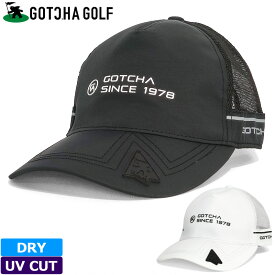 ガッチャゴルフ 吸汗速乾 UVカット メッシュ キャップ 232GG8704 GOTCHA GOLF 【新品】3SS2 ゴルフウェア 帽子 JUN3