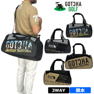 �K�b�`���S���t 2026 �{�X�g���o�b�O 3WAY ���� 262GG8502 �o�b�N�p�b�N �V�����_�[�o�b�O GOTCHA GOLF �y�V�i�z26SS �����Y �S���t�p �o�b�N MAR2