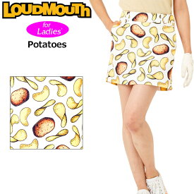 【SALE特価】ラウドマウス レディース スカート インナー付 Potatoes ポテトズ 763351(351) 【メール便発送】【日本規格】【新品】3SS2 Loudmouth スコート APR3
