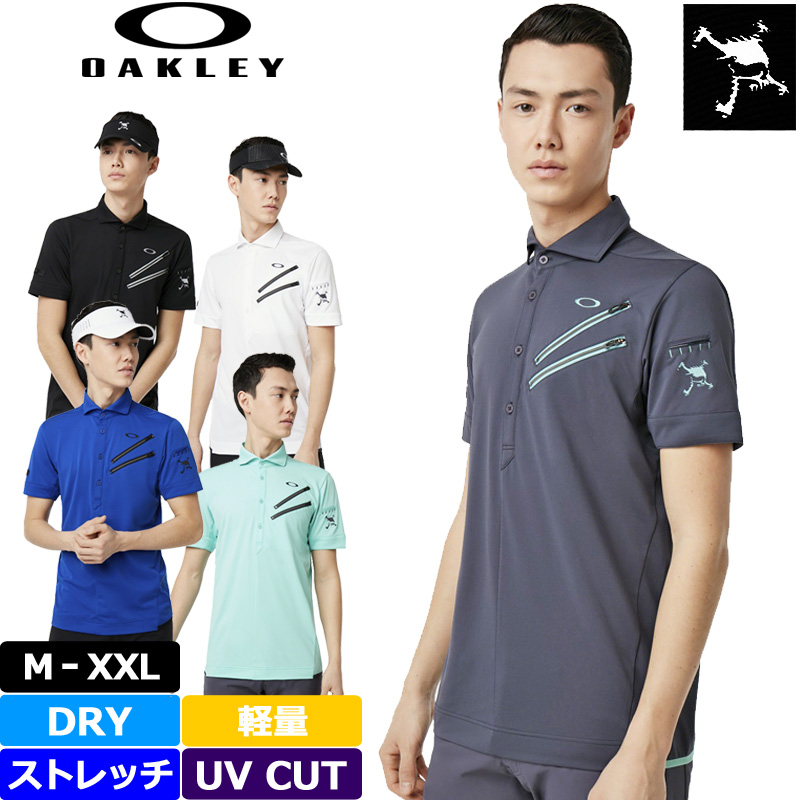 ポロシャツ ゴルフウェア スカル オークリーの人気商品・通販・価格 