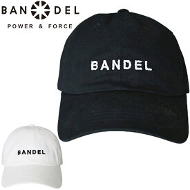 BANDEL バンデル Wロゴ コットン ロー キャップ BAN-CP002【新品】9WF1 POWER&FORCE Wロゴ 帽子
