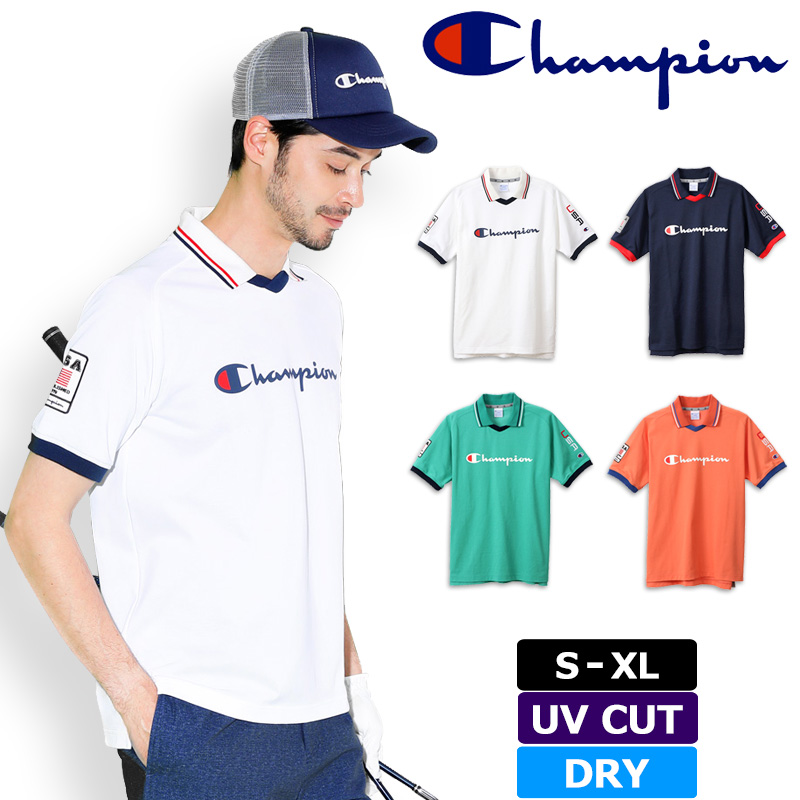 ポロシャツ チャンピオン メンズ ゴルフウェアの人気商品・通販・価格 