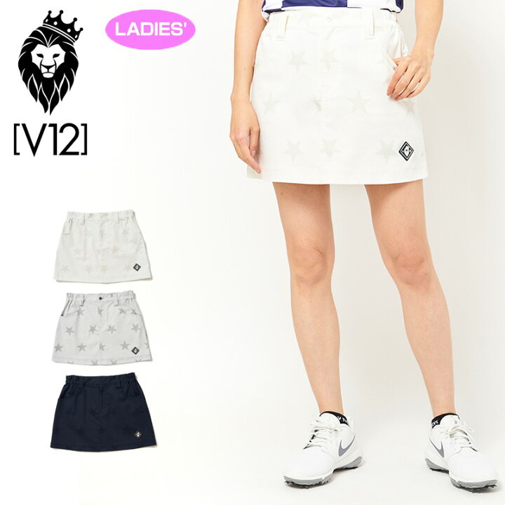 楽天市場】V12 ゴルフ レディース スカート ALL STAR SKIRT V122010 