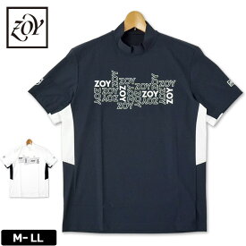 【SALE特価】ZOY ゾーイ メンズ 速乾 接触冷感 UV モックネック 半袖シャツ 071412002 【新品】1SS2 ゴルフウェア メンズウェア トップス 半そで 【CPN】