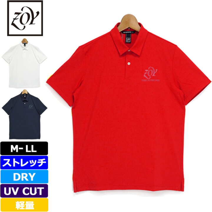 楽天市場】ZOY ゾーイ メンズ 速乾 UVカット ストレッチ 半袖 