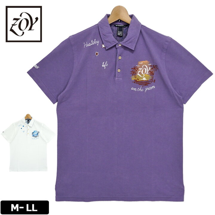 楽天市場】ZOY ゾーイ メンズ ドライタッチ 半袖 ポロシャツ BOB POLO 
