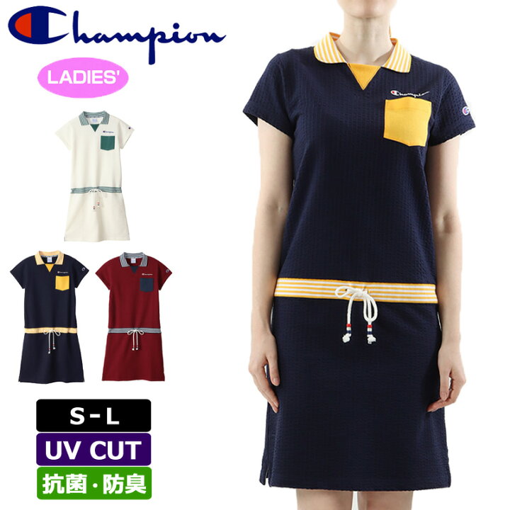 楽天市場 Sale特価 チャンピオン ゴルフ 22 レディース 抗菌 防臭 ワンピース Cw Vg312 Champion Golf 新品 22ss Golf ゴルフウェア ワッフル調 Apr3 サードウェイブ ゴルフ スポーツ