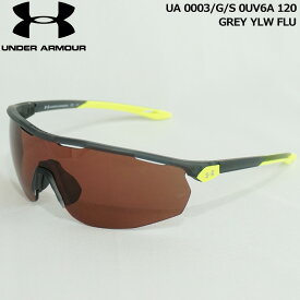 アンダーアーマー サングラス UA 0003/G/S 0UV 6A 99 グレイイエロー 99-01-120【新品】UNDERARMOUR ゴルフ テニス 釣り アウトドアスポーツ 屋外スポーツ %off