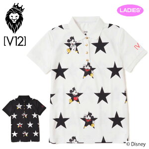 V12 St × fBYj[R{ fB[X |Vc MICKEY STAR POLO V122215-CT39 BEgDG yVizRAAR ~bL[}EX MICKEY MOUSE fBX gbvX StEFA V12 GOLF