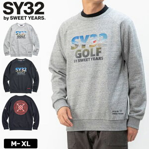 SY32 GOLF Y  XEFbg FLOCKY PULLOVER SWEAT SHIRTS SHIRTS SYG-22A52 StyVizRCBR g[i[ GXCT[eB[gD StEFA YEFA NOV3