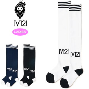 V12 St fB[X j[nC\bNX LINE KNEE HI SOCKS V122220-AC30 BEgDG [֔yVizRCBR StEFA C V12GOLF