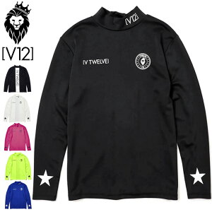 V12 St Y  bNlbN Vc VER LOGO L/S MOCK V122220-CT08 BEgDG yVizRCBR StEFA  V12GOLF