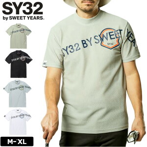 SY32 GOLF Y bNlbN Vc SYG-23S37 bV SYG EMBLEM LOGO MOCK StyVizSAAR GXCT[eB[gD StEFA YEFA MAR3