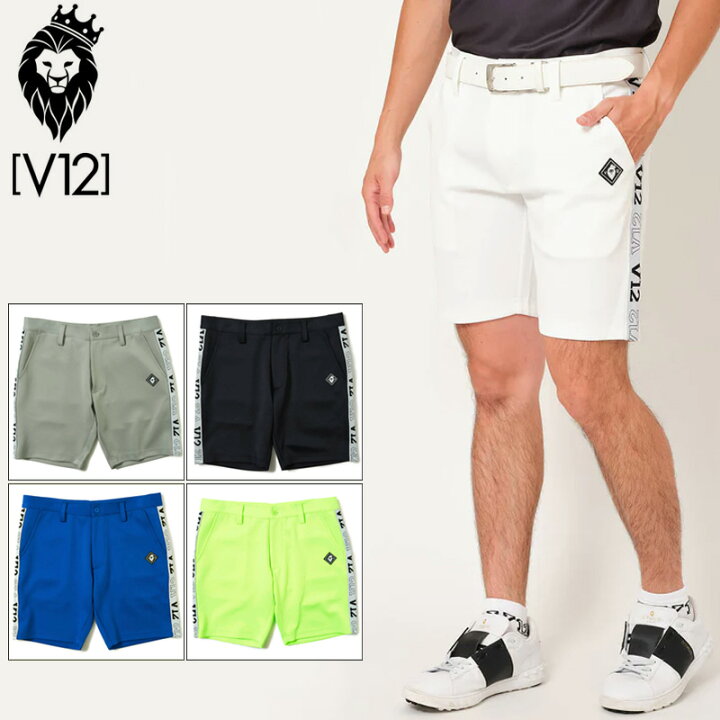 楽天市場】V12 ゴルフ メンズ ショートパンツ SIDE TAPE SHORTS 