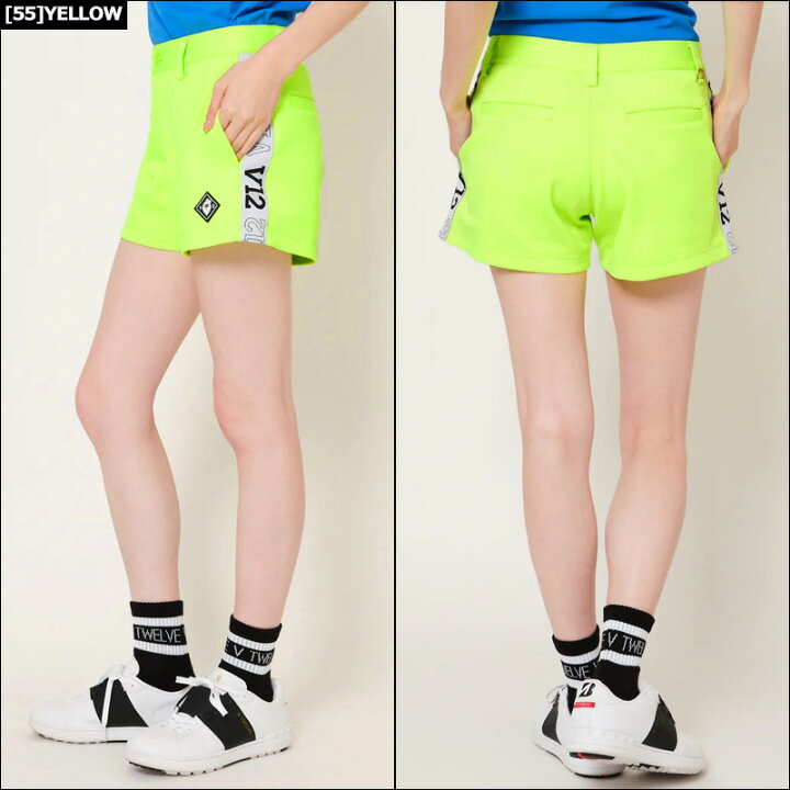 楽天市場】V12 ゴルフ レディース ショートパンツ SIDE TAPE SHORTS 