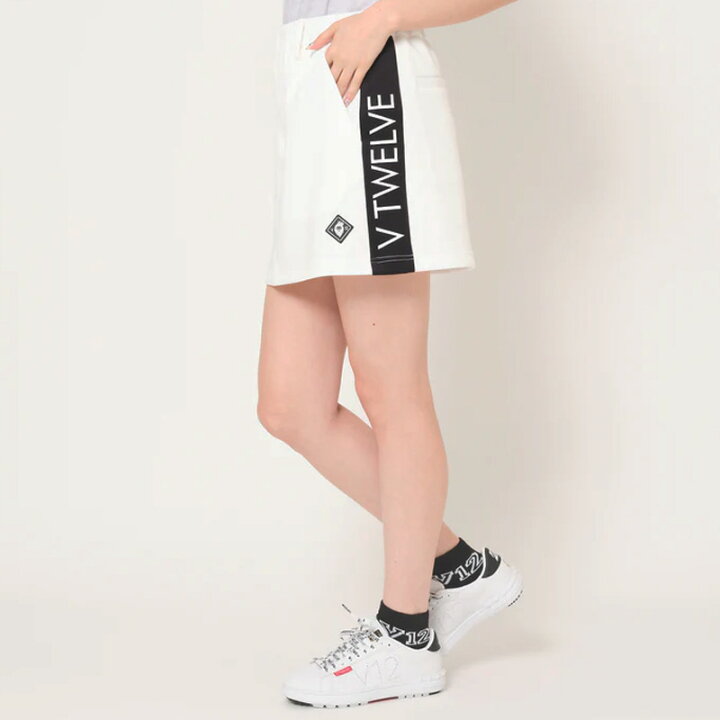 楽天市場】V12 ゴルフ スカート SIDE LOGO SKIRT V122310-SK02 ヴィ 