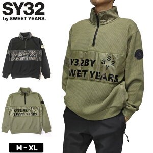 SY32 GOLF Y n[tWbv jbg QUARTER FACE HALF ZIP SYG-2102 StyVizRCBR vI[o[ GXCT[eB[gD StEFA YEFA