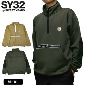 SY32 GOLF Y n[tWbv  WPbg WARM HALF ZIP SYG-2130 StyVizRCBR vI[o[ GXCT[eB[gD StEFA YEFA JUL3