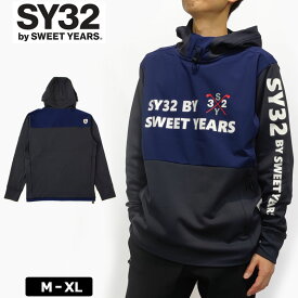 SY32 GOLF メンズ 長袖 パーカー STRETCH PERFORMANCE PARKA SYG-2132 ゴルフ【新品】2WF2 プルオーバー エスワイサーティートゥ ゴルフウェア メンズウェア JUL3