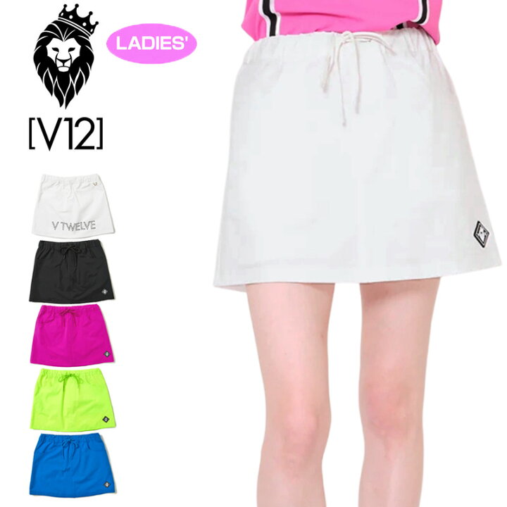 楽天市場】V12 ゴルフ スカート BACK O/L SKIRT V122310-SK03 ヴィ  