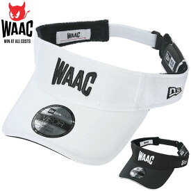 WAAC ワック メンズ NEW ERA コラボ サンバイザー 072232830 【新品】3SS2 ニューエラ 立体ロゴ 立体 3D 帽子 サンバイザー JUN1