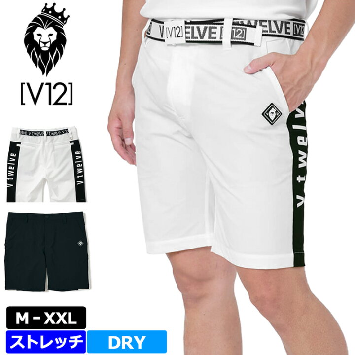 楽天市場】V12 ゴルフ 2024 メンズ ショートパンツ BR SHORTS V122410  