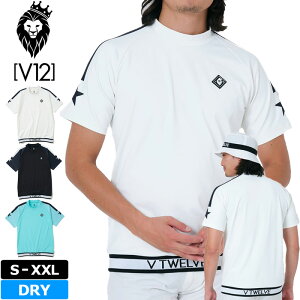V12 St Y  bNlbN Vc RIB SLEEVE STAR MOCK V122410-MK01 BEgDG yVizTAAR StEFA  bNVc V12 GOLF