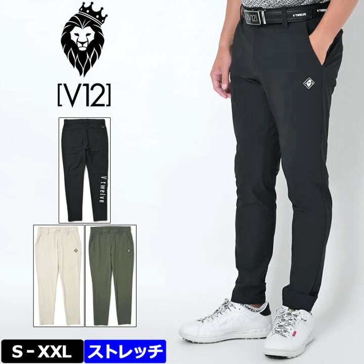 楽天市場】V12 ゴルフ 2024 メンズ ロングパンツ BS PANTS V122410  