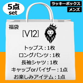 【超お買い得の5点set】V12 ゴルフ メンズ ゴルフウェア＆アクセサリー 福袋 5点入り 【新品】 ヴィ・トゥエルヴ ラッキーボックス ゴルフウェア おしゃれ V12 GOLF