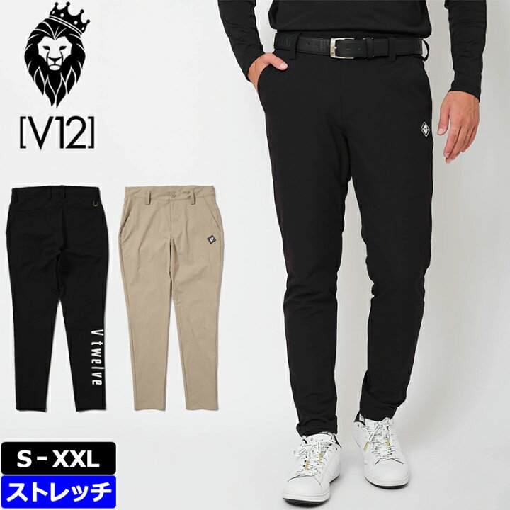 楽天市場】V12 ゴルフ 2024 メンズ テーパード ロングパンツ CH PANTS  