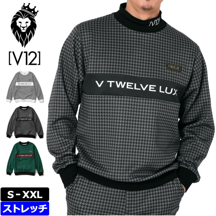 楽天市場】V12 ゴルフ 2024 メンズ 長袖 スウェット LX TOOTH CREW  