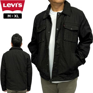 Levi's ���[�o�C�X �����Y �h���W���P�b�g ���ȓ��� �R�b�g��100% LM5CZ307 �u���b�N�y�V�i�zLevis G�W���� �W�[�W���� �f�j���W���P�b�g �p�f�b�h�W���P�b�g �u���]�� �W�����o�[ �J�W���A�� ����