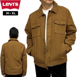Levi's ���[�o�C�X �����Y �h���W���P�b�g ���ȓ��� �R�b�g��100% LM5CZ307 �u���E���y�V�i�zLevis G�W���� �W�[�W���� �f�j���W���P�b�g �p�f�b�h�W���P�b�g �u���]�� �W�����o�[ �J�W���A�� ����