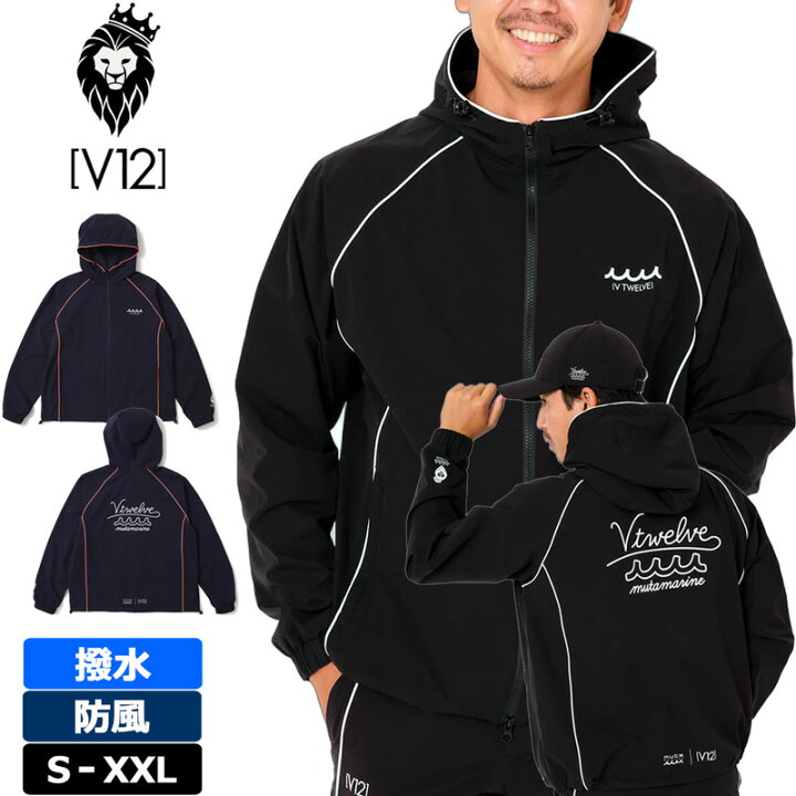 楽天市場】V12 ゴルフ × muta MARINE コラボ メンズ ジャケット 撥水 