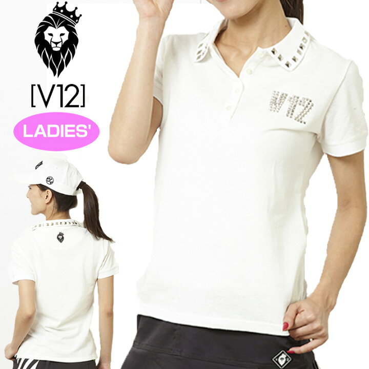 楽天市場】V12 ゴルフ ヴィ・トゥエルヴ レディース STUDS 半袖 