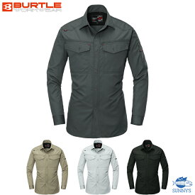 【1103 5L】BURTLE バートル 長袖シャツ 静電ケア タフ ワークシャツ T/Cライトチノポリエステル65％綿35％ カラー おしゃれ かっこいい デザイン 作業服 作業着 秋冬 激安【正規品】メンズ レディース