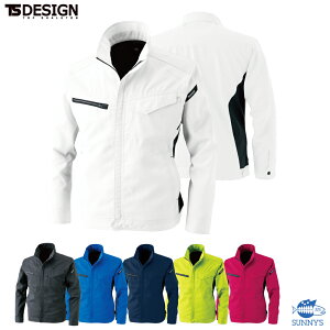 TS DESIGN(藤和) 8106 AIR ACTIVEロングスリーブジャケット SS-6L 春夏 ストレッチ 製品制電JIS T8118適合品 男女兼用 作業着 作業服