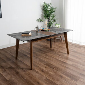 ダイニングテーブル 伸長式 幅135 幅165 セラミック並みの高耐久性素材 高圧ラミネート 4人掛け おしゃれ 大理石調 石目調 モダン シンプルモダン 北欧モダン 耐火性 耐熱性 キズに強い 伸縮