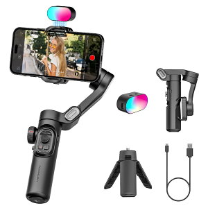 AOCHUAN�X�}�z�p3���W���o���X�^�r���C�U�[ �X�}�[�g�t�H���p RGB�t�B�����C�g 73cm��r�t�� �v���t�F�b�V���i���X�^�r���C�U�[ Phone 15 14 13 12 Pro Max Android Galaxy S24 YouTube TikTok �r�f�I�^��p(Smart X