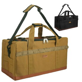 【店長おすすめ】キャンプバッグ トートバッグ ビッグバッグ アウトドアバッグ キャンプ 収納 帆布 道具入れ 撥水仕様 Sサイズ Lサイズ 内ポケット 寝袋収納 大容量 53L 120L
