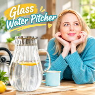 【店長おすすめ】ピッチャー 冷水筒 1800ml 耐熱ガラス ガラスポット ウォーターピッチャー ウォーターカ…