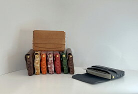 THOROUGHBRACE イタリア牛革編み込みカードケース