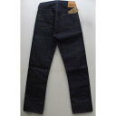 【2025春夏 再入荷】WAREHOUSE(ウエアハウス) [Lot.s1003xx(1000xx)1942 MODEL DEADSTOCK BLUE]赤ペイントステッチ デニムスレキ 大戦モデル ボタンフライジーンズ デッドストックブルー ノンウォッシュ 日本製