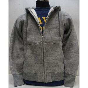 �y2025�H�~ ���ׁzCOLIMBO(�R�����{)[Letterman Full-Zip Sweat Parka/Heather Gray]�R�����{ ���^�[�}�� �t���W�b�v �X�E�F�b�g�p�[�J ���{��