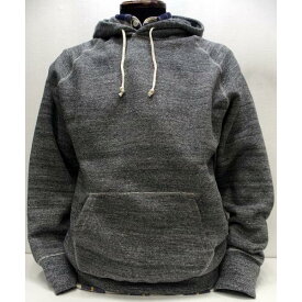 【2024梅春 入荷】DENIME(ドゥニーム)by WAREHOUSE [Lot.262 4-Needle Raglan Hood/Dark Heather Gray]Lot 262 4本針ラグランフード スウェットパーカー プルオーバー 無地 日本製